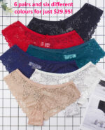 Flirtation Panty 6-Pack by My Secret Drawer® mysecretdrawer.co.uk 50