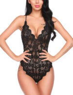 Scalloped Lace Decolletage Bodysuit by My Secret Drawer® mysecretdrawer.co.uk 80