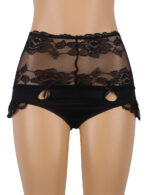 High Waist Strappy Floral Lace Panty by My Secret Drawer® mysecretdrawer.co.uk 36