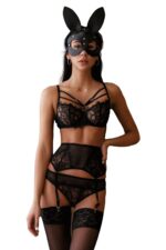 Temptress Three Piece Bra Set by My Secret Drawer® mysecretdrawer.co.uk 30