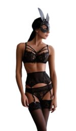 Temptress Three Piece Bra Set by My Secret Drawer® mysecretdrawer.co.uk 31