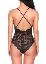 Scalloped Lace Decolletage Bodysuit by My Secret Drawer® mysecretdrawer.co.uk 79