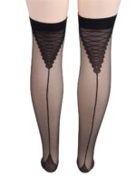 Sexy Sheer Lace Hold-Up Stockings by My Secret Drawer® mysecretdrawer.co.uk 14