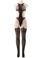 Seductress Floral Gartered Bodystocking by My Secret Drawer® mysecretdrawer.co.uk 29