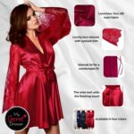 Satin and Lace Wrap-Around Kimono Robe by My Secret Drawer® mysecretdrawer.co.uk 80