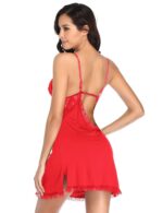 Lace and Satin Trimmed Sleep Chemise by My Secret Drawer® mysecretdrawer.co.uk 42