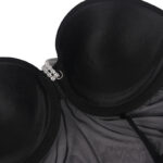 Black Sheer Teddy with Faux Diamond Accents by My Secret Drawer® mysecretdrawer.co.uk 44