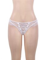White Ribbon Eyelash Lace Panty by My Secret Drawer® mysecretdrawer.co.uk 31