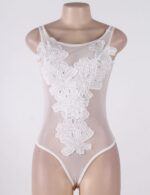 Floral Embroidered Sheer Mesh Teddy by My Secret Drawer® mysecretdrawer.co.uk 33