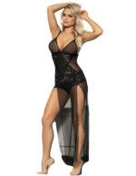 Long Lacey Sheer Lounging Gown by My Secret Drawer® mysecretdrawer.co.uk 28