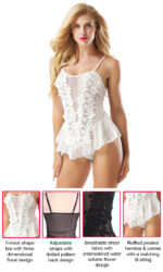 Flower Lace Babydoll by My Secret Drawer® mysecretdrawer.co.uk 41