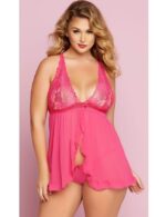 Sheer Mesh Halter Lingerie Set by My Secret Drawer® mysecretdrawer.co.uk 49