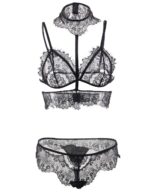 Seductive Strappy Choker Lace Bra Set by My Secret Drawer® mysecretdrawer.co.uk 31