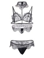 Seductive Strappy Choker Lace Bra Set by My Secret Drawer® mysecretdrawer.co.uk 32