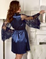 Satin and Lace Wrap-Around Kimono Robe by My Secret Drawer® mysecretdrawer.co.uk 87