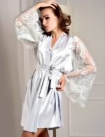 Satin and Lace Wrap-Around Kimono Robe by My Secret Drawer® mysecretdrawer.co.uk 90