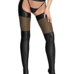 My Secret Drawer® Faux Leather Stockings