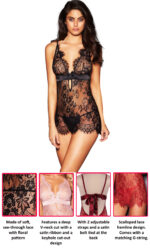Eyelash Lace Babydoll Chemise by My Secret Drawer® mysecretdrawer.co.uk 64