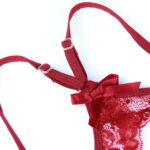 Scalloped Lace Cross-Back Chemise by My Secret Drawer® mysecretdrawer.co.uk 45