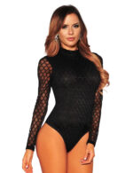 Diamond Long Sleeve Bodysuit by My Secret Drawer® mysecretdrawer.co.uk 19