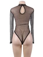 Long Sleeve Rhombus Mesh Teddy by My Secret Drawer® mysecretdrawer.co.uk 26