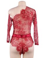 Lace Off-the-Shoulder Long Sleeve Teddy by My Secret Drawer® mysecretdrawer.co.uk 44