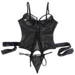Confession Lace and Leatherette Underwire Teddy by My Secret Drawer® mysecretdrawer.co.uk 38