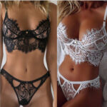 Eyelash Lace Open Cut Bra Set by My Secret Drawer® mysecretdrawer.co.uk 49